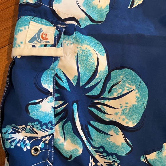 Wonder Wall Tropical Floral Print Swim Board Shorts Trunks Size Medium M - Picture 6 of 6